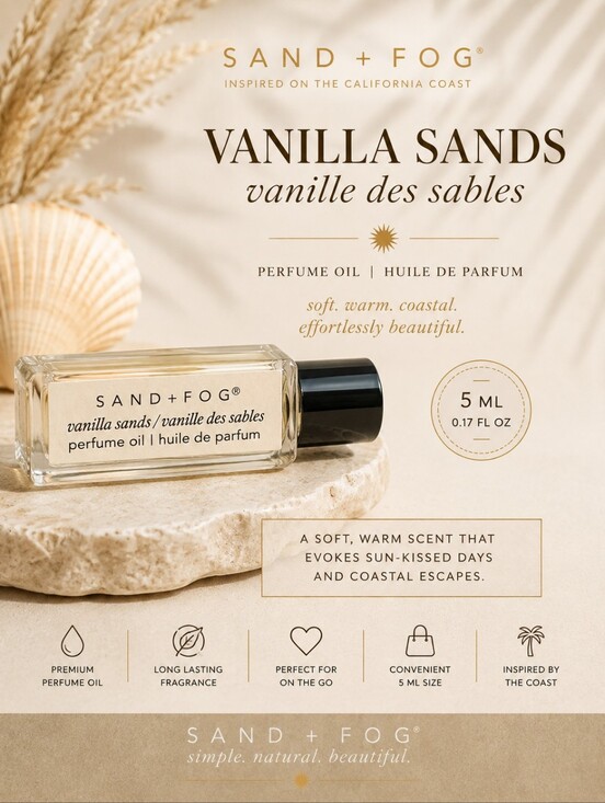 Sand + Fog Other - Sand + Fog Vanilla Sands Perfume Oil 5ml